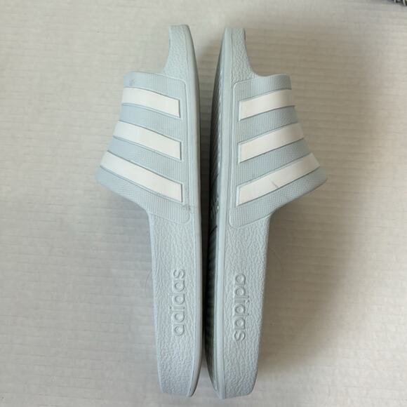 Adidas Adilette Aqua Slides Women's Size 7 LIKE NEW! - Picture 8 of 8